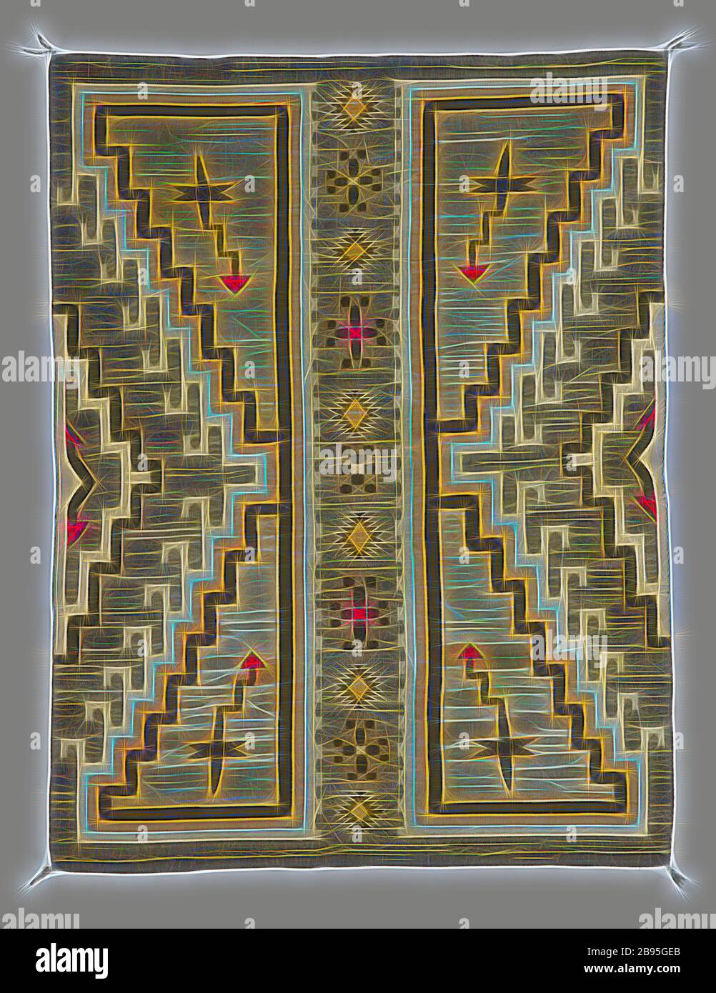 Couverture De Selle Navajo Weaver - Double Tissage - 32x64 - Neuf