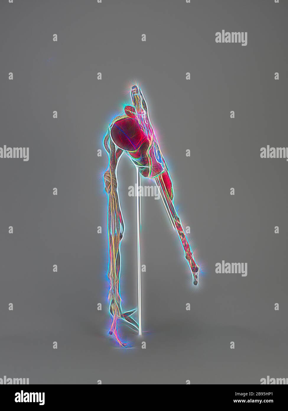 Épée et gaine cérémonielles, peuple Oowo, fin du XIXe siècle - début du XXe siècle, perles de verre, tissu, ivoire, fer, environ. L:18 po. (Épée dans la gaine), environ L:26 in. (Avec des éléments suspendus), l'art africain, repensé par Gibon, le design de glanissement chaleureux et gai de la luminosité et des rayons de lumière radiance. L'art classique réinventé avec une touche moderne. La photographie inspirée du futurisme, qui embrasse l'énergie dynamique de la technologie moderne, du mouvement, de la vitesse et révolutionne la culture. Banque D'Images