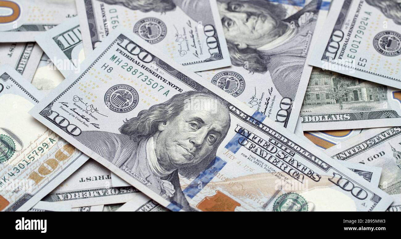 L'abondance des dollars américains Banque D'Images