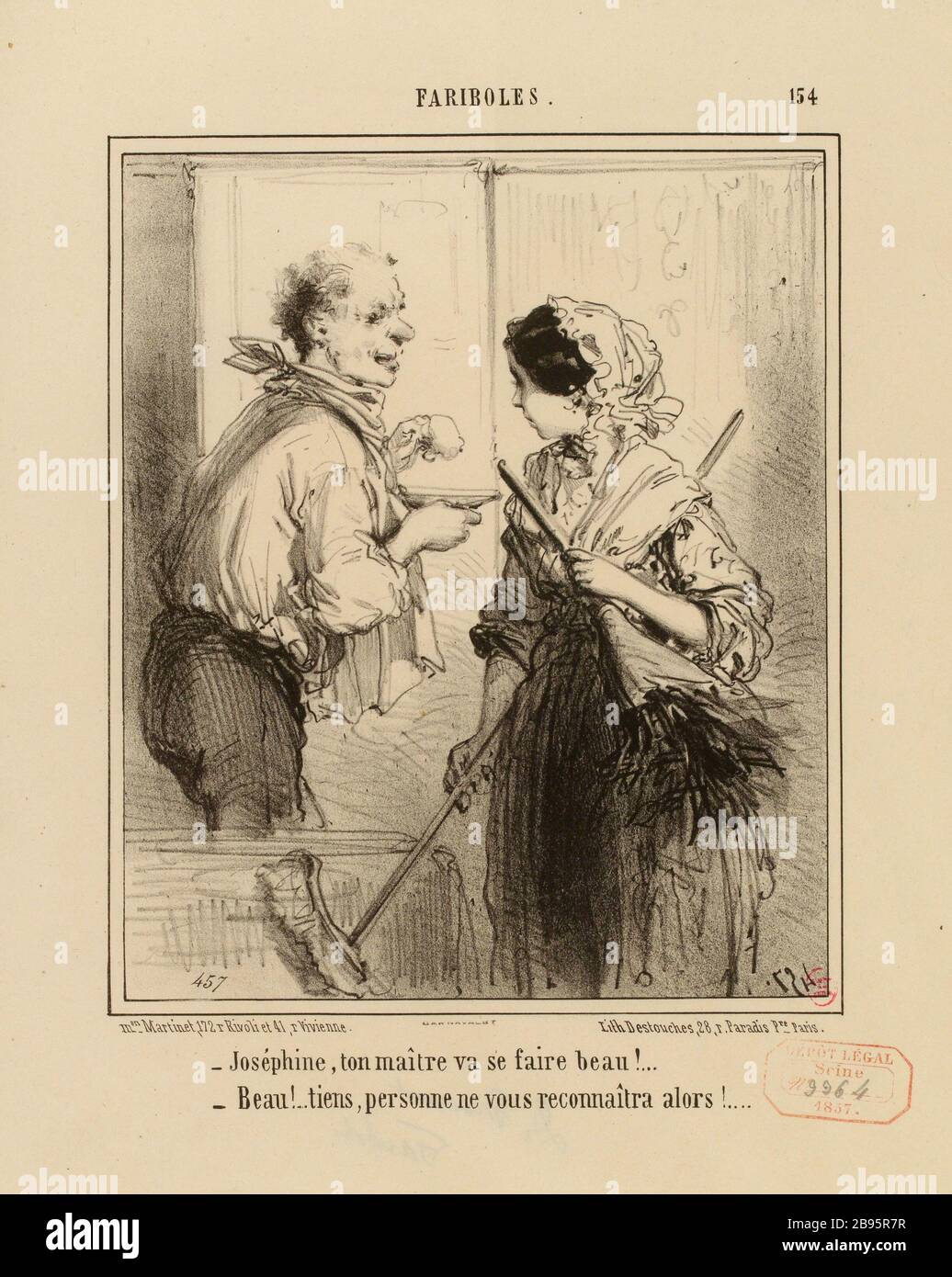 FARIBOLES 2 [plaque 154] (telle que enregistrée (lettre)) Banque D'Images