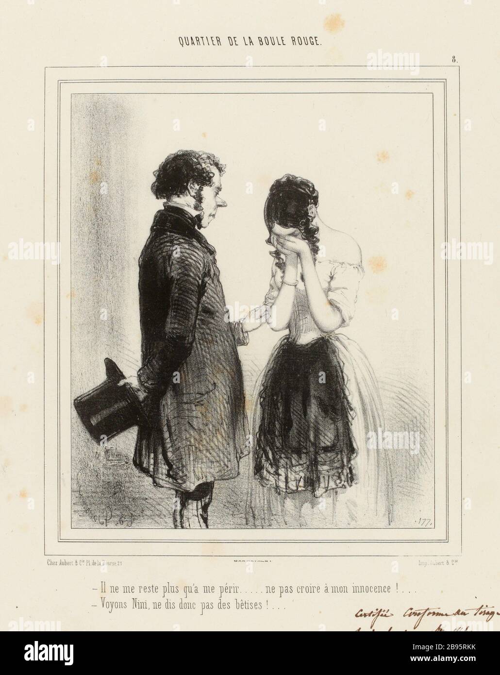 ZONE DE LA BOULE ROUGE [planche 8] (titre enregistré (lettre)) Banque D'Images