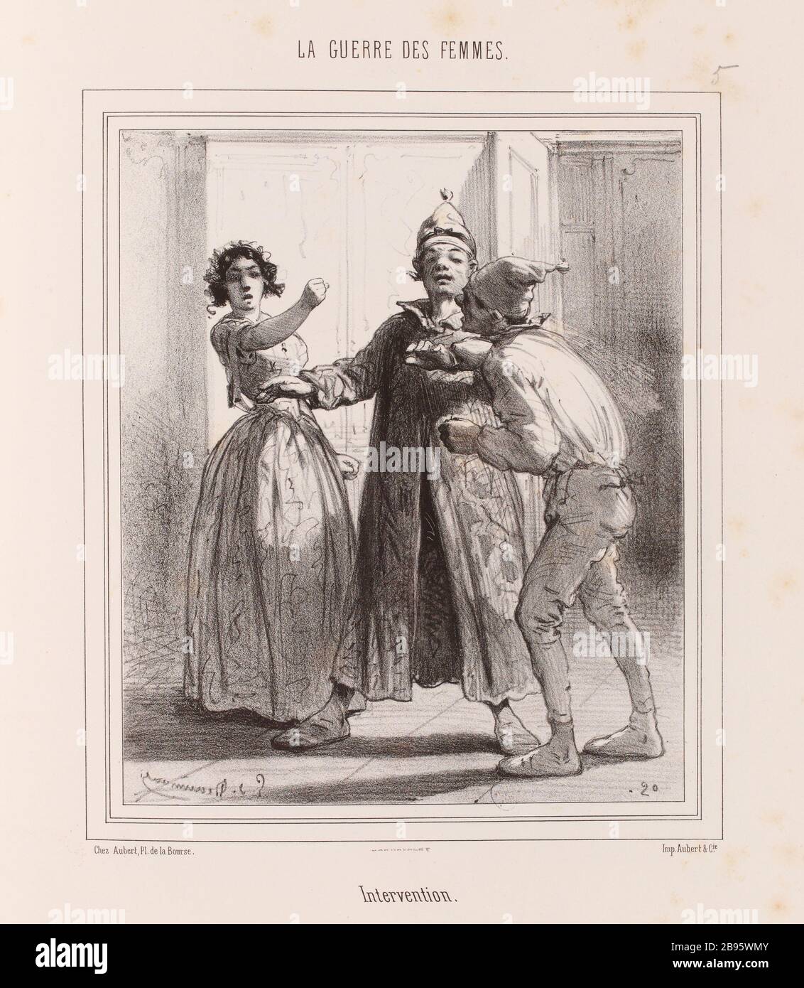 GUERRE DES FEMMES [plaque 5] (telle que répertoriée) | intervention (telle que répertoriée). Banque D'Images