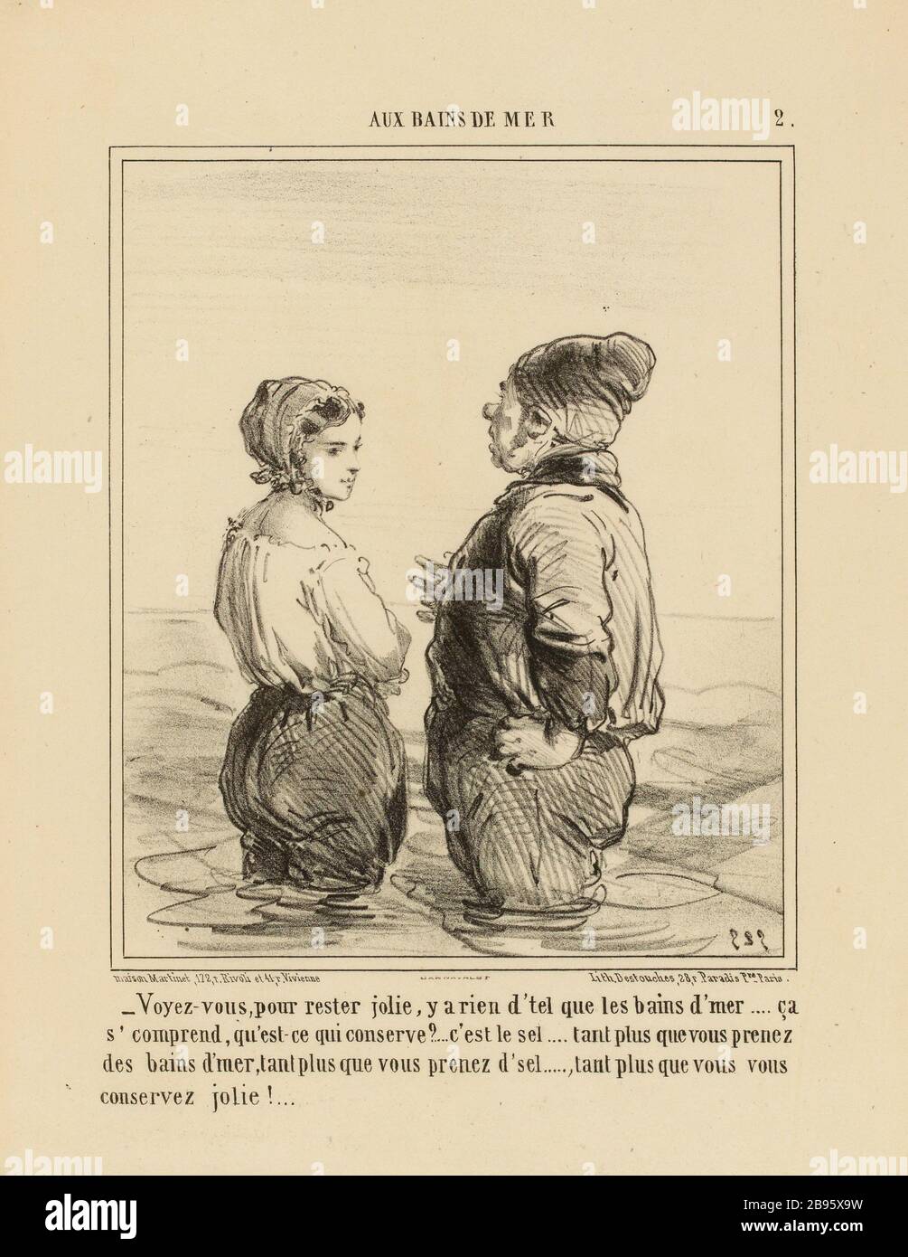 La SALLE DE BAINS Wed. [Non. 2 conseils] (sécurité (lettre)) | 1ère suite à 1856 et 1858. (titre factice) Banque D'Images
