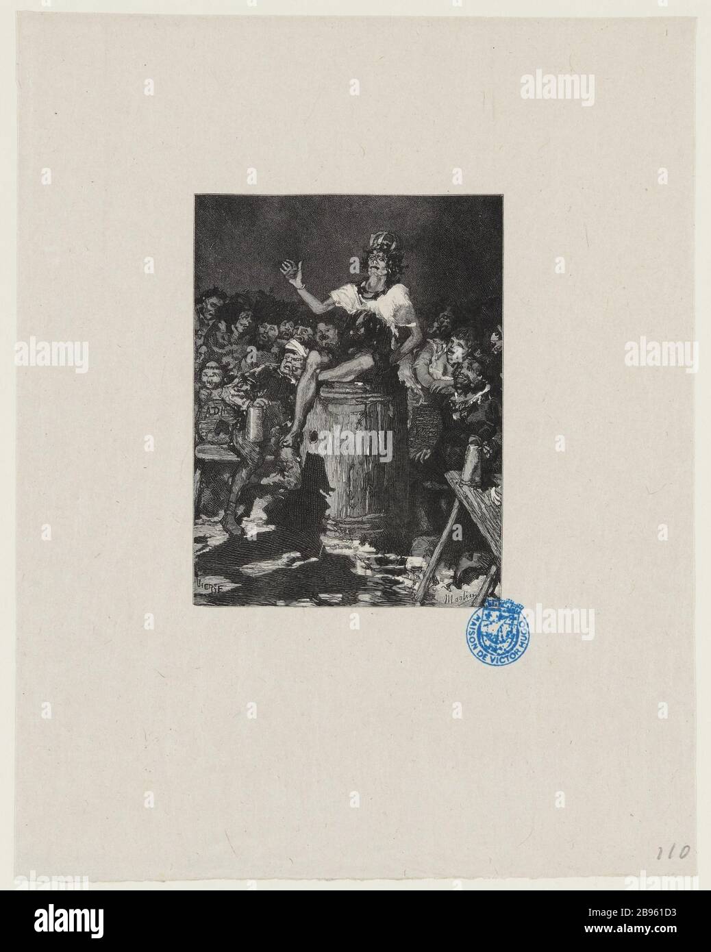 [Notre Dame de Paris, Livre II] les trois rois de Bohême Banque D'Images