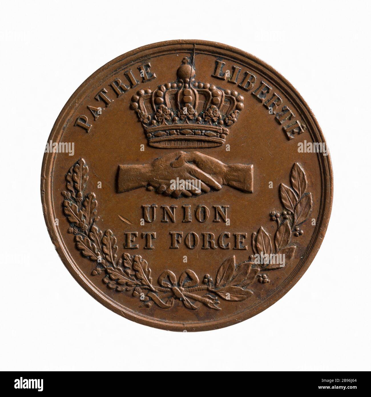 Premier anniversaire de la Révolution à Nantes, 30 juillet 1831 (titre factice) Premier anniversaire de la Révolution à Nantes, 30 juillet 1831. Cuivre, 1831. Paris, musée Carnavalet. Banque D'Images