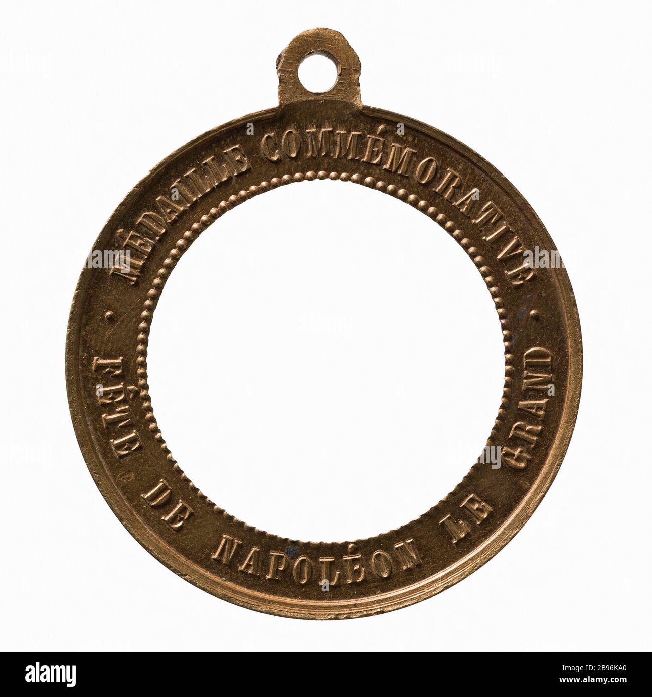 De retour des cendres de l'empereur Napoléon Ier, 15 décembre 1840 (titre factice) Anonyme (Graveur en médailles). Retour des gendres de l'empereur Napoléon Ier, 15 décembre 1840. Cuivre. Paris, musée Carnavalet. Banque D'Images