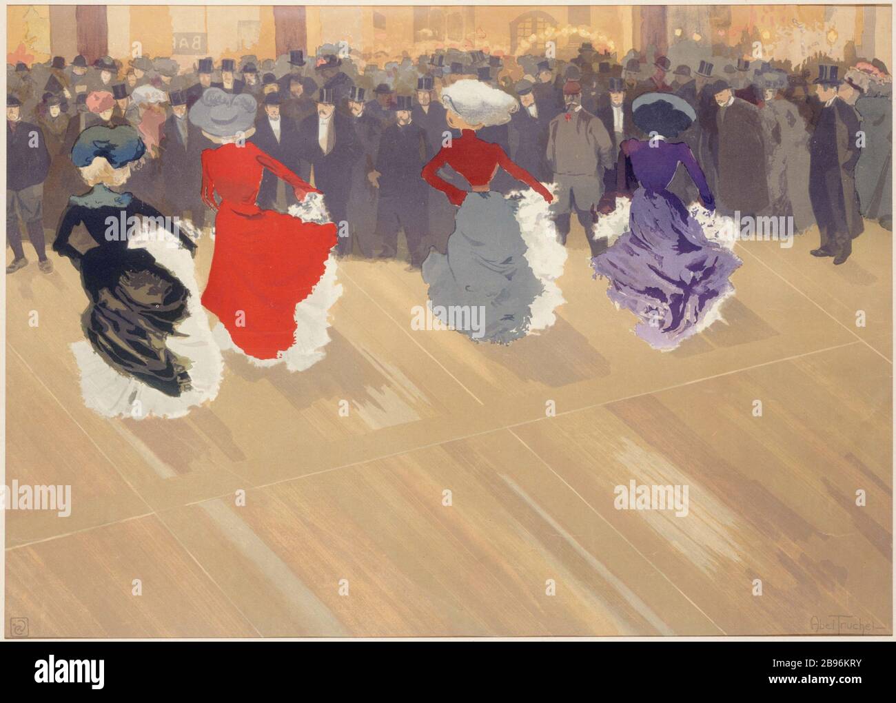 Quadrille Abel Truchet (1857-1918). 'Quadrille'. Gravité. Paris, musée Carnavalet. Banque D'Images