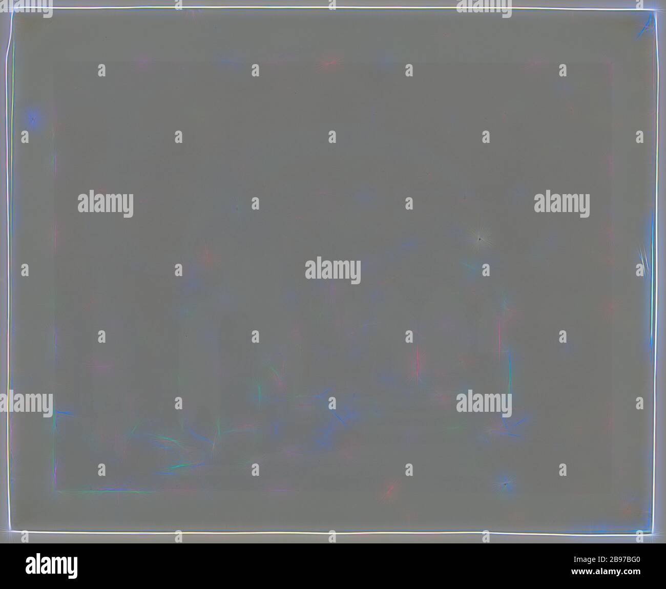 Copie d'un Gravure, William Henry Fox Talbot (Anglais, 1800 - 1877), 1839, imprimé de papier salé à partir d'un négatif photogénique de dessin, 15,1 × 19,7 cm (5 15/16 × 7 3/4 in.), réinventé par Gibon, dessin de lueur chaleureuse et joyeuse de luminosité et de rayonnement de rayons de lumière. L'art classique réinventé avec une touche moderne. La photographie inspirée du futurisme, qui embrasse l'énergie dynamique de la technologie moderne, du mouvement, de la vitesse et révolutionne la culture. Photo Stock