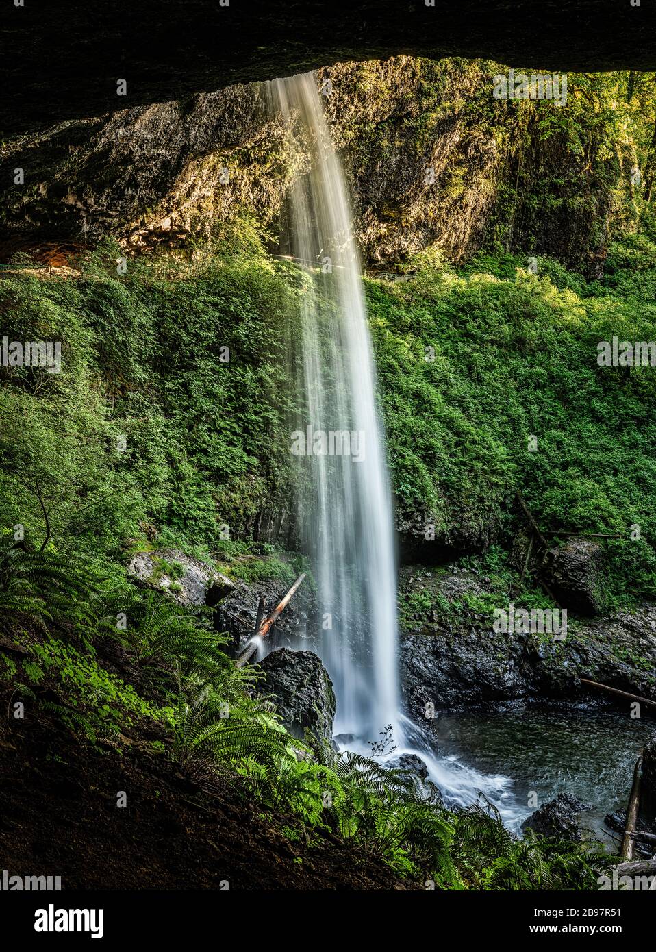 Cascade de l'Oregon Banque D'Images