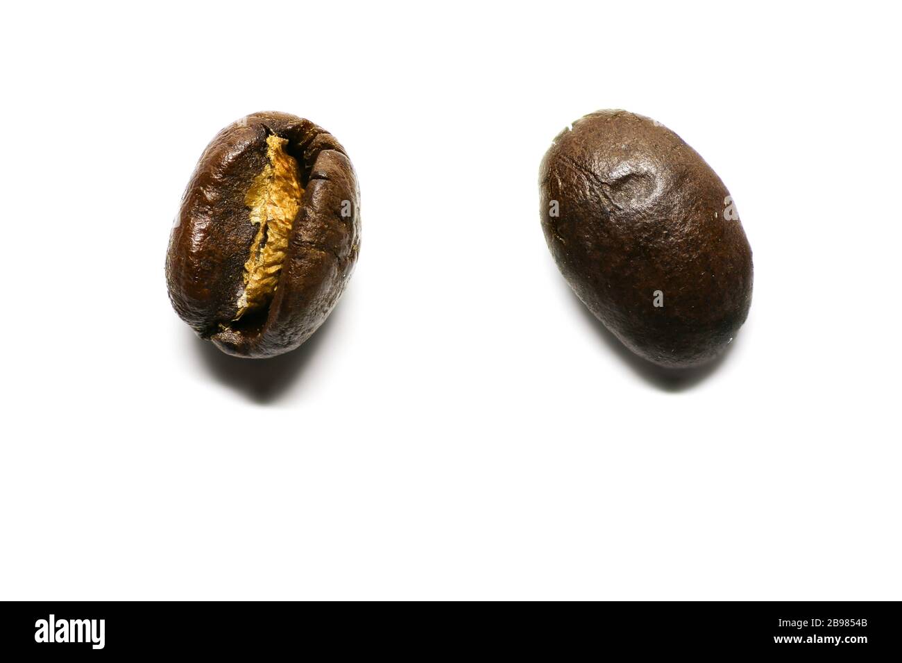 Macro grains de café Banque D'Images