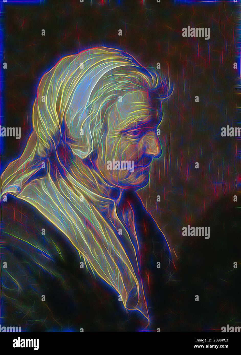 Abraham Bloemaert, Vieille femme, Gumma, peinture, 1635, huile sur chêne, hauteur, 37 cm (14.5 pouces), largeur, 27 cm (10.6 pouces), Signerad, A. Blomaert fc 1635, ci-dessous, à droite, réimaginé par Gibon, conception de lumière chaude et gaie rayonnant radiance. L'art classique réinventé avec une touche moderne. Photographie inspirée par le futurisme, embrassant l'énergie dynamique de la technologie moderne, le mouvement, la vitesse et révolutionnez la culture. Banque D'Images