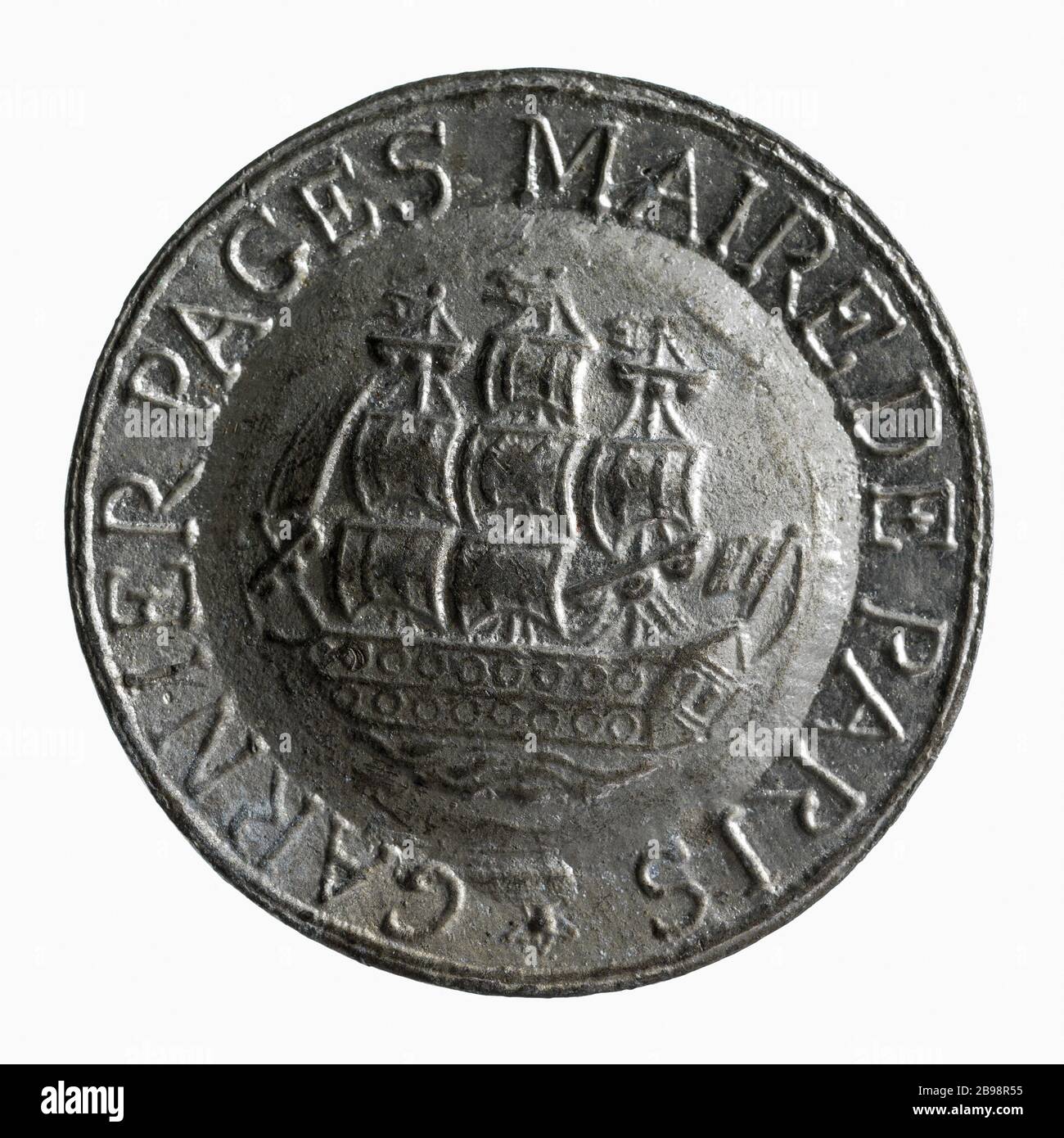 Louis-Antoine Garnier-Pagès (1803-1878), Maire de Paris, 1848 (titre factice) Louis-Antoine Garnier-Pagès (1803-1878), maire de Paris. Cuivre blanc, 1848. Paris, musée Carnavalet. Banque D'Images