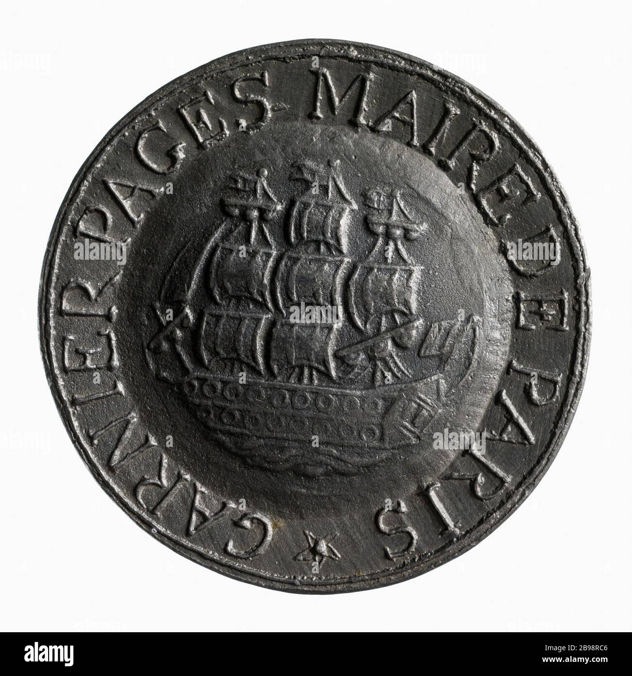 Louis-Antoine Garnier-Pagès (1803-1878), Maire de Paris, 1848 (titre factice) Louis-Antoine Garnier-Pagès (1803-1878), maire de Paris. Cuivre blanc, 1848. Paris, musée Carnavalet. Banque D'Images