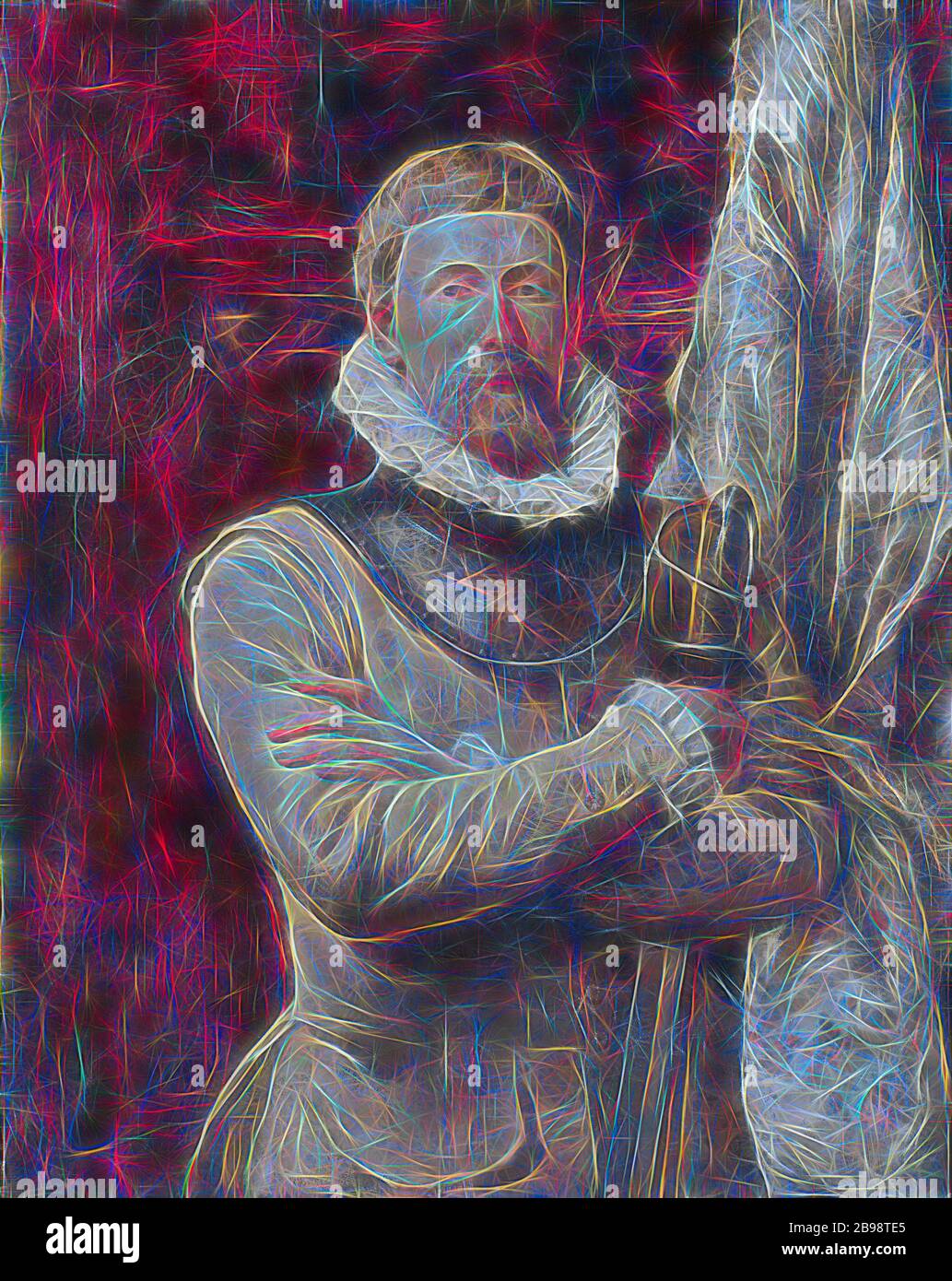 Ernst Josephson, Hugo Birger, (28.3 pouces), signé, Ernst Josephson Paris 1879, réimaginé par Gibon, conception de chaleureux gai lumineux et lumineux rayonnant. L'art classique réinventé avec une touche moderne. Photographie inspirée par le futurisme, embrassant l'énergie dynamique de la technologie moderne, le mouvement, la vitesse et révolutionnez la culture. Banque D'Images