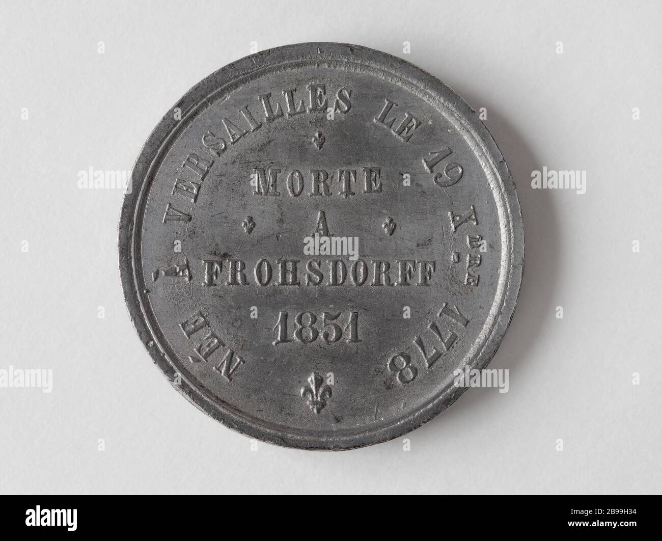 Marie Thérèse Charlotte, Duchesse d'Angoulême, nommée Madame Royale (1778-1851) Anonyme. 'Marie-Thérèse-Charlotte, duchesse d'Angoulême, dite Madame Royale (1778-1851)'. Colorant. 1851. Paris, musée Carnavalet. Banque D'Images