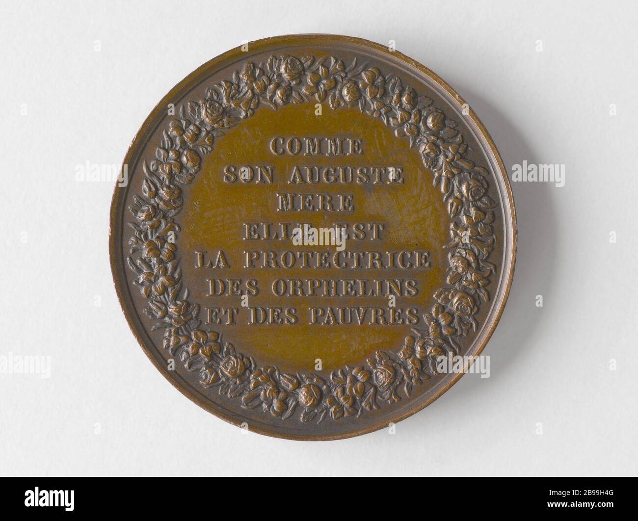 Louise Marie Thérèse d'Artois (1819-1864) après 1819 Armand Auguste Caqué (1793-1881). 'Louise Marie Thérèse d'Artois (1819-1864), après 1819'. Bronze, après 1819. Paris, musée Carnavalet. Banque D'Images