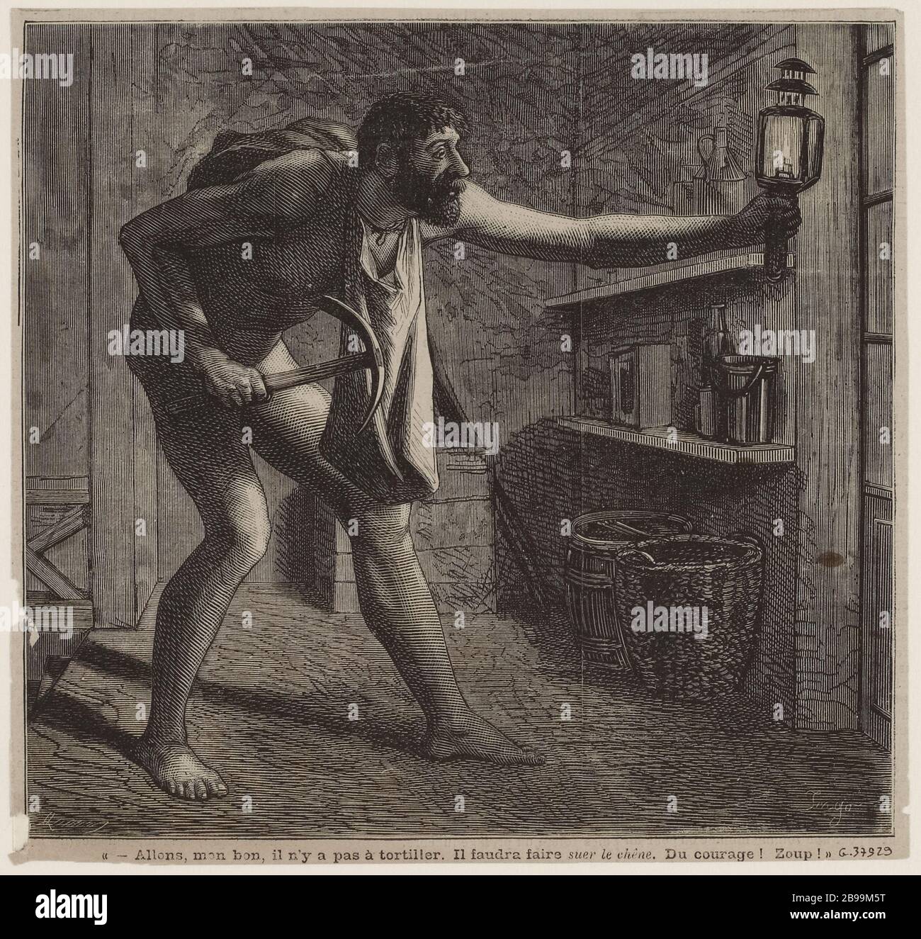 Homme sur le point de tuer quelqu'un Banque D'Images