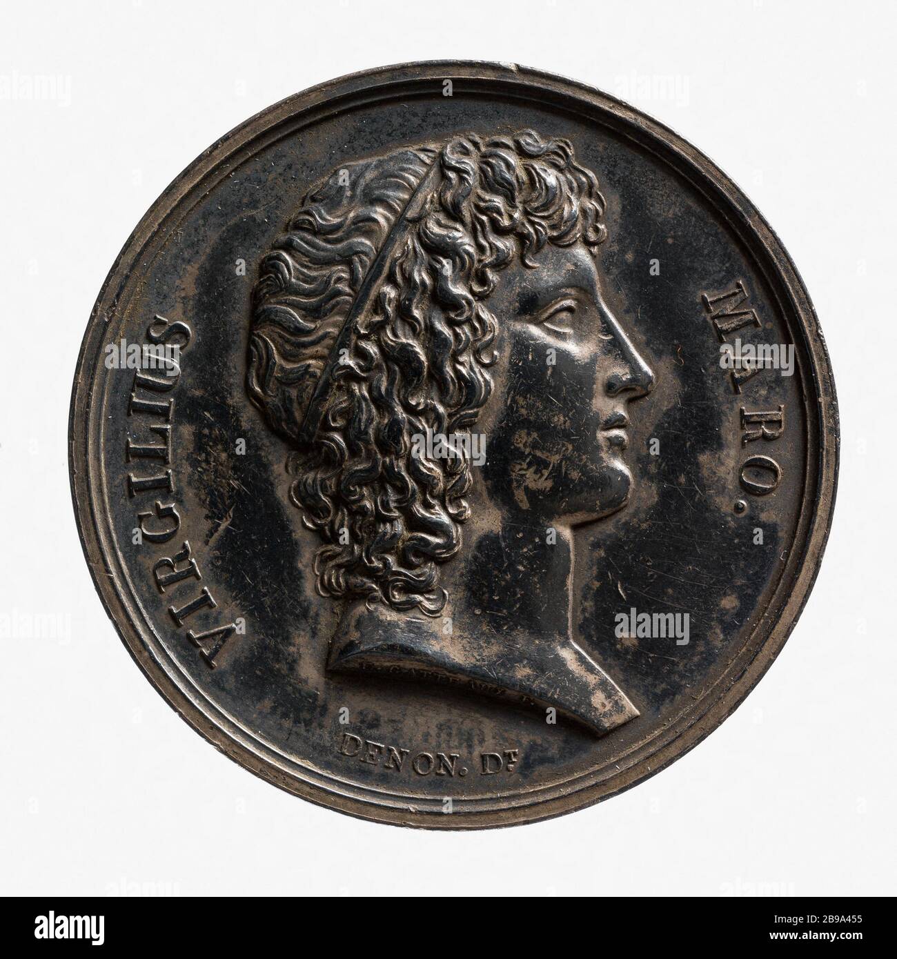 Capitulation de Mantoua, 30 janvier 1797 (titre factice) Jacques-Edouard Gatteaux (1788-1881). Capitulation de Mantoue, 30 janvier 1797. Argent, 1807. Paris, musée Carnavalet. Banque D'Images