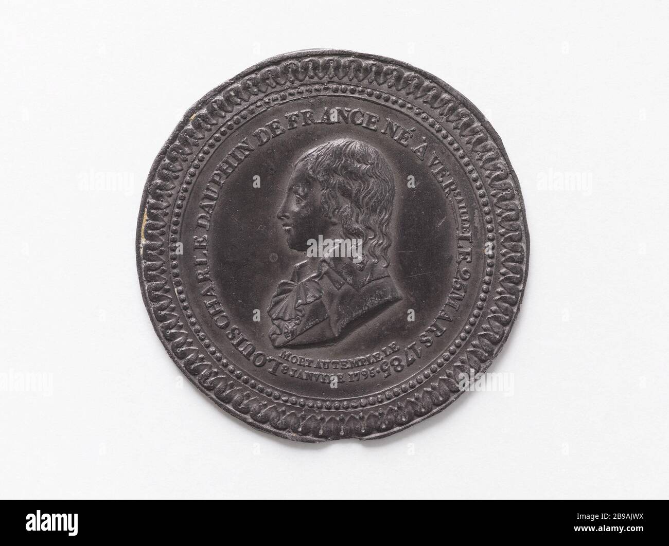 Louis XVII (1785-1795), roi titulaire de France (1793-1795) P. G. Liénard (1849-1900). Louis XVII (1785-1795), roi titulaire de France (1793-1795). Colorant. Paris, musée Carnavalet. Banque D'Images