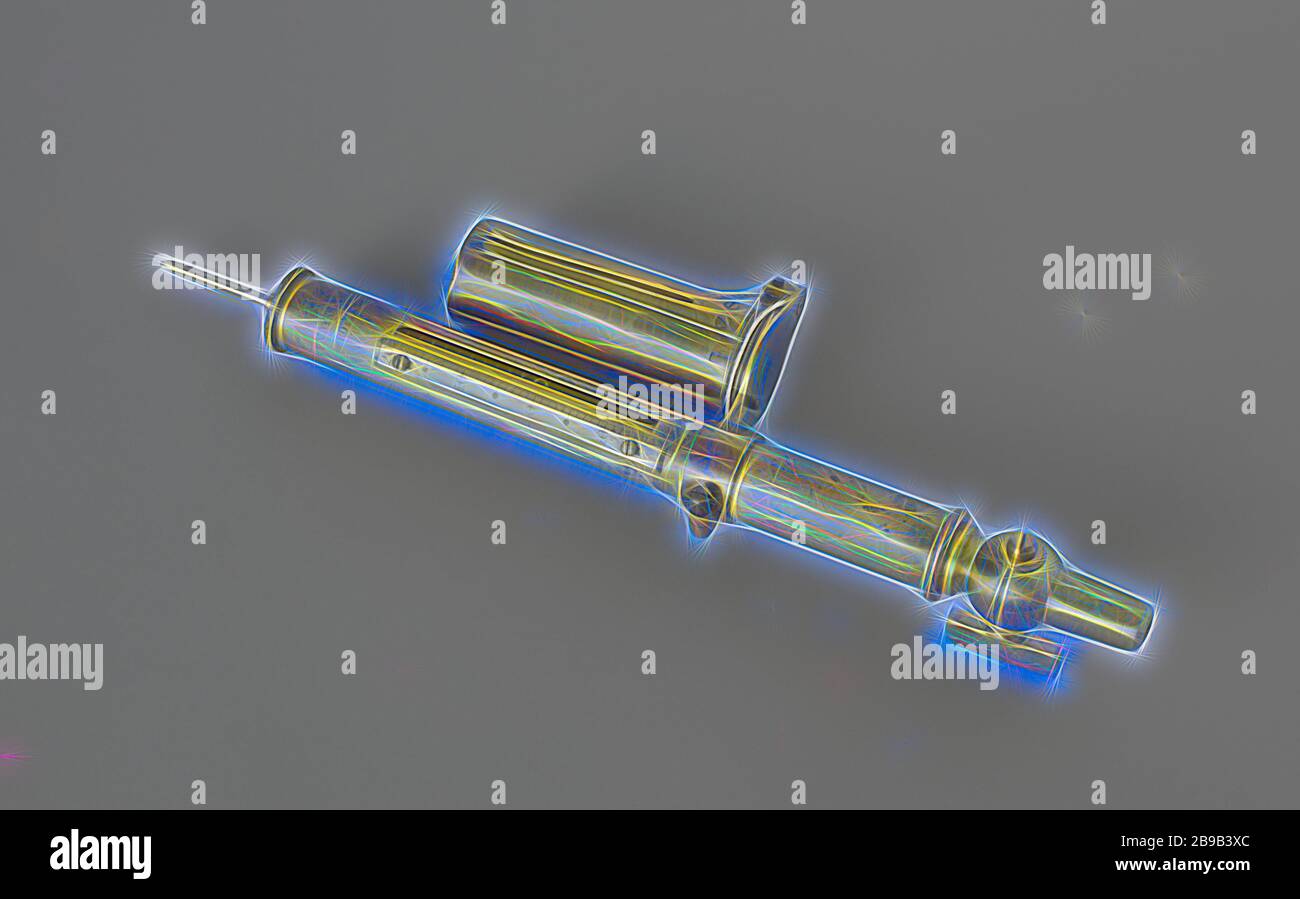 Indicateur, McNaughts indicateur moteur à vapeur se compose d'un corps tubulaire dans laquelle un manchon rotatif est attaché à un bras. Une chaîne qui a été mis autour du tube en bas peut être fixé avec une fin de partie d'une machine en marche, pour que le tube tourne à chaque coup et est ensuite retourné à sa position initiale par le ressort enroulé au bas du tube. Un papier est fixé au tube. Un piston avec tige de piston est organisé dans le corps en vertu d'un ressort, qui est déplacée vers le haut et vers le bas par la vapeur ou l'aspirateur. Le corps est vissé sur le carter avec le robinet sur la face inférieure, de sorte que la Banque D'Images