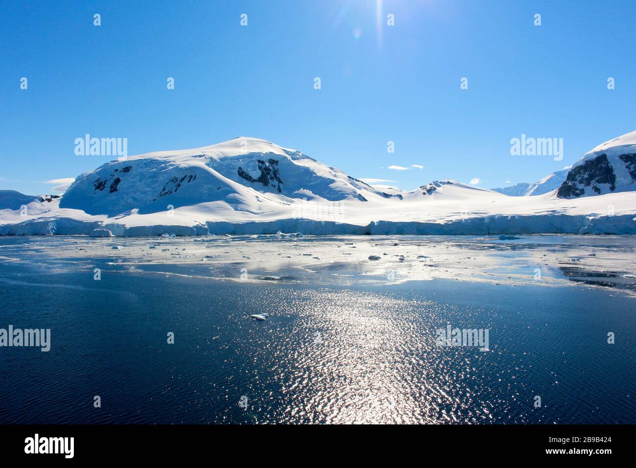 Paysage autour de la péninsule Antarctique, l'archipel Palmer, Antarctique Banque D'Images