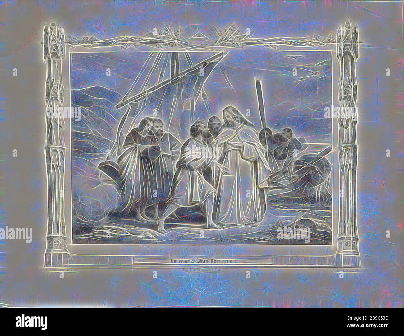 Christ Dans La Tempête Sur La Mer De Galilée Banque d'image et photos