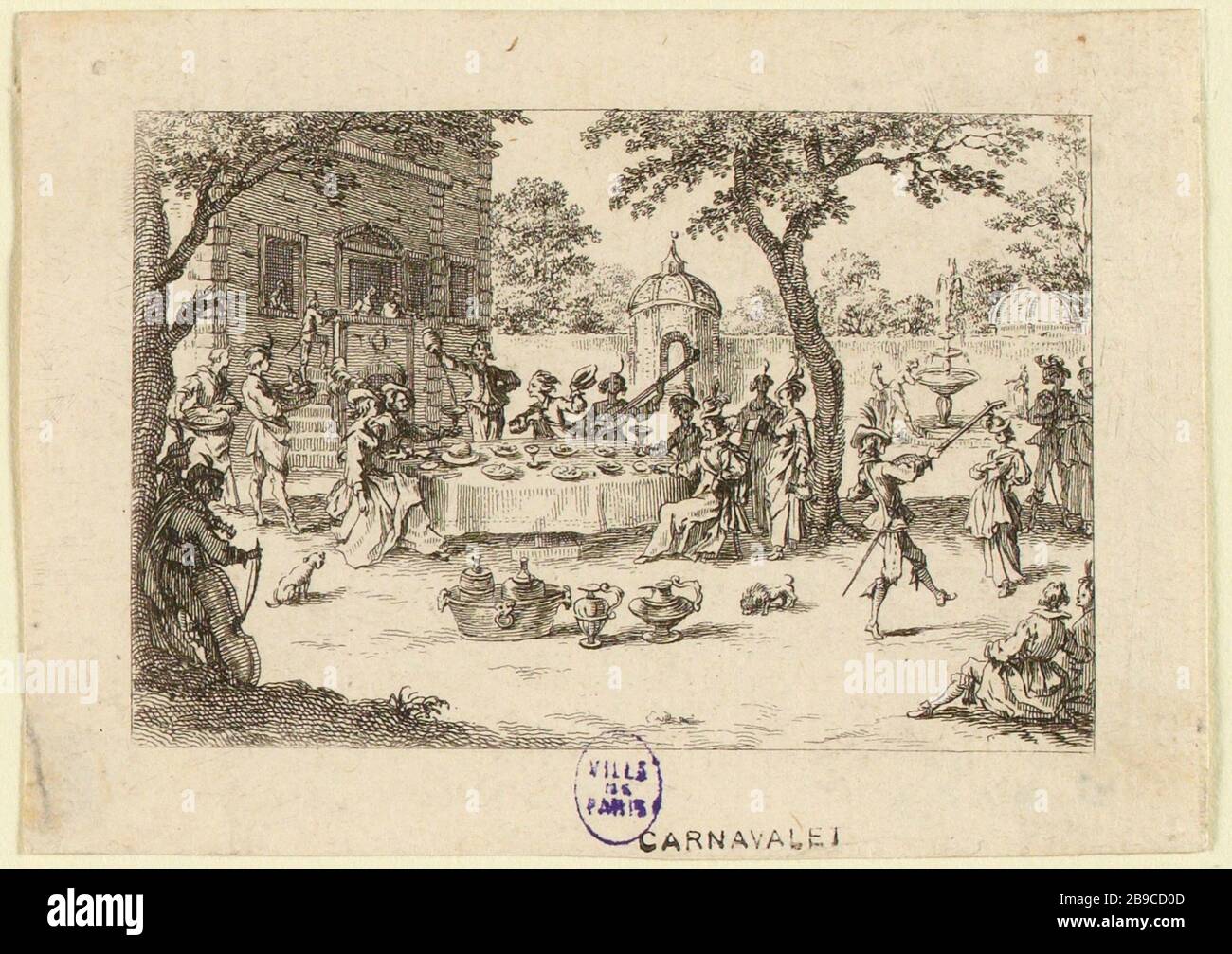 Le fils prodigue. scène de banquet. (titre factice) Banque D'Images