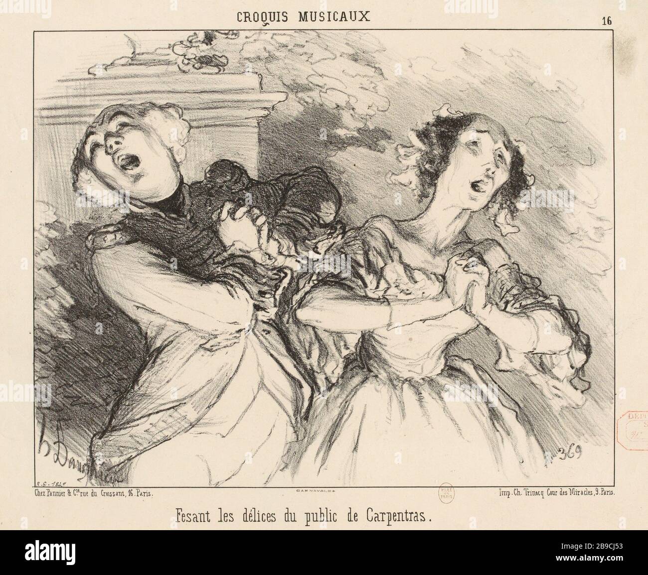 Fesant ravir le public de Carpentras (comme indiqué) |. Esquisses musicales (1852) (dans son ensemble). Banque D'Images