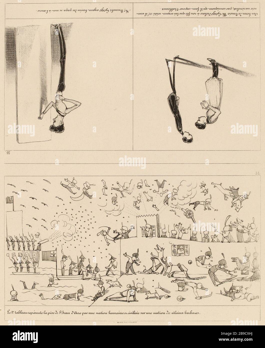 Après 2 mois, M. Gogo dit à son fils qu'il avait chiffré 55 f, il veut / voir un résultat [...] / 33 (comme indiqué) |. Les aventures de Gogo (dans son ensemble) Banque D'Images