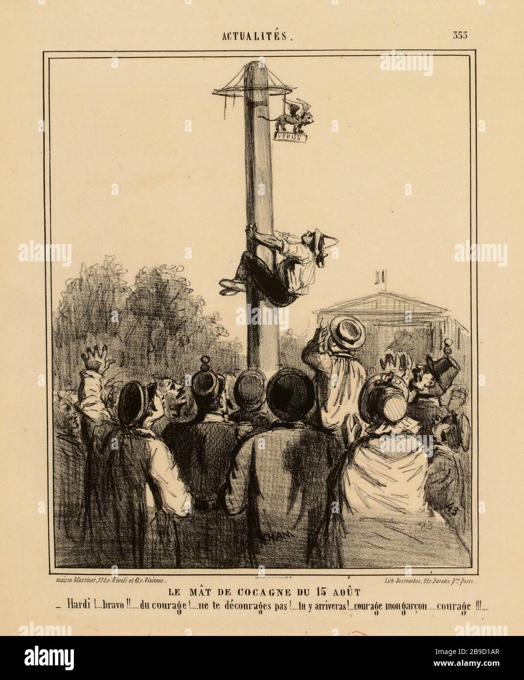 . Le pôle gras du 15 août (titre enregistré) | Nouvelles (sous tout). Banque D'Images