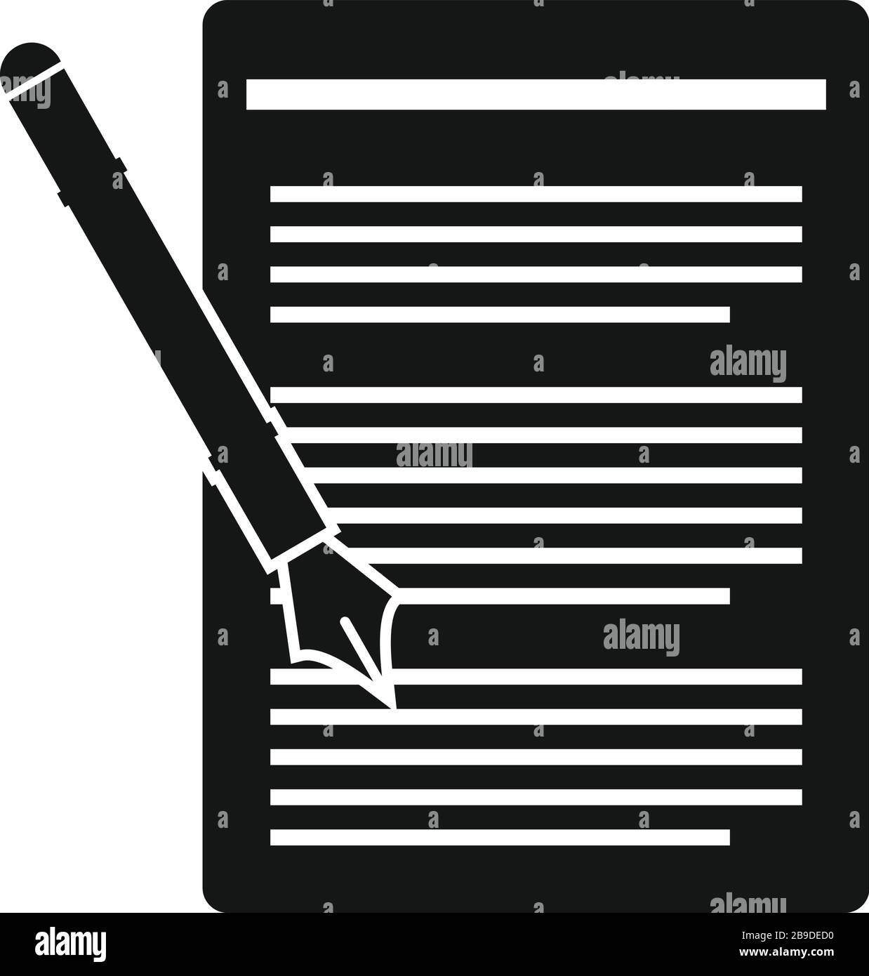 Icône Modifier le texte. Illustration simple de l'icône de modification de vecteur de texte pour la conception Web isolée sur fond blanc Illustration de Vecteur