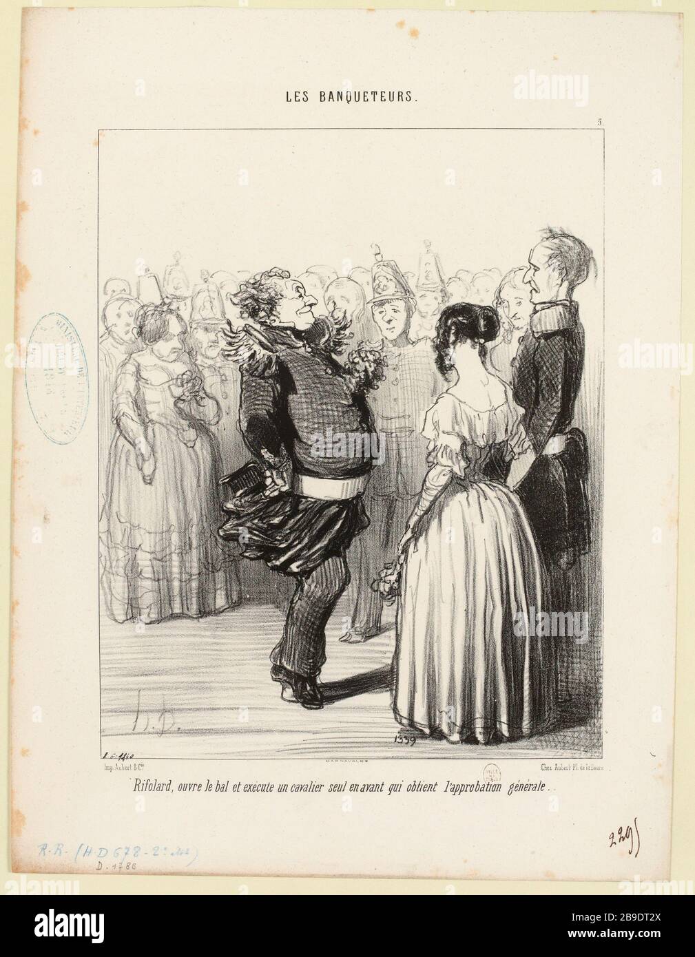 Rifolard, ouvre la balle et court [...] / 5. (Titre enregistré) | les banquettes (dans leur ensemble). Banque D'Images