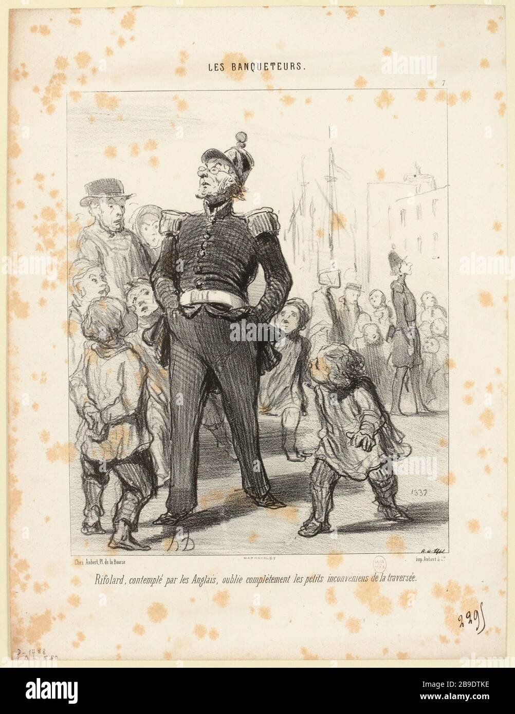 Rofolard, envisagé par les Anglais [...] / 7. (Titre enregistré) | les banquettes (dans leur ensemble). Banque D'Images