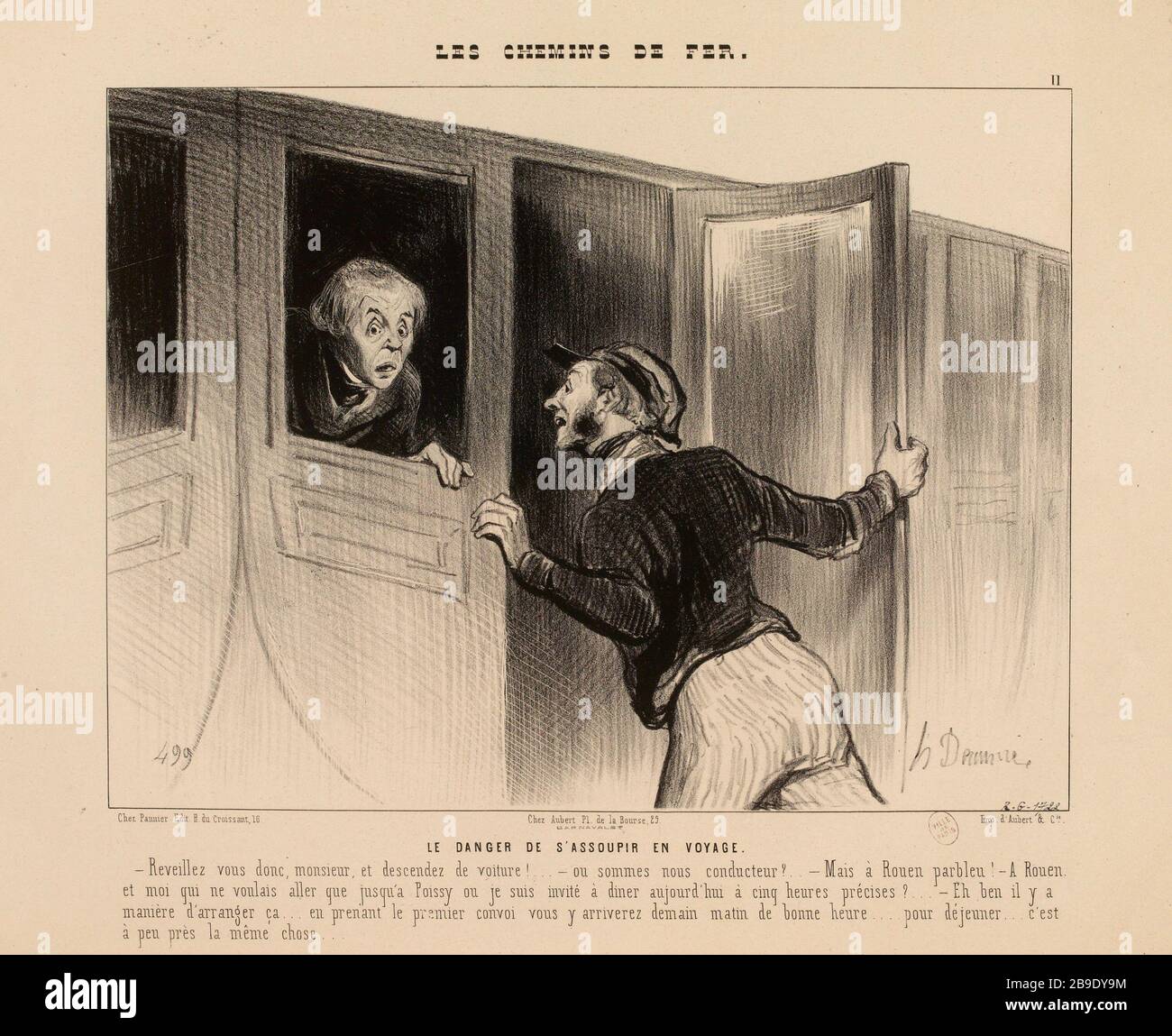 . Le danger de refoulement Voyage (titre enregistré) |. Les chemins de fer (1843) (dans leur ensemble) Banque D'Images