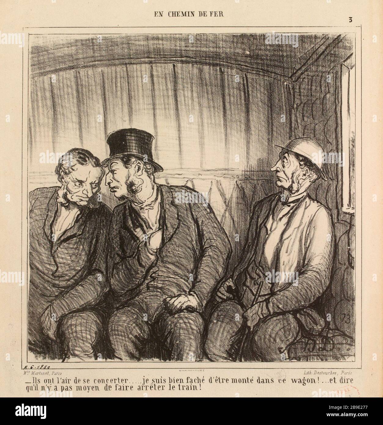 Ils semblent travailler ensemble [...] (titre enregistré) |. Dans le chemin de fer (sous tout). Banque D'Images