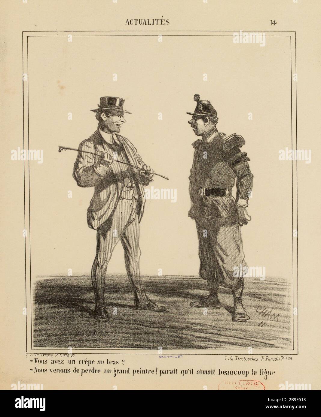 Vous avez un bras de crêpe ? / nous avons perdu un grand peintre! semble-t-il avoir aimé la ligne (comme indiqué) |. Nouvelles (sous tout) Banque D'Images