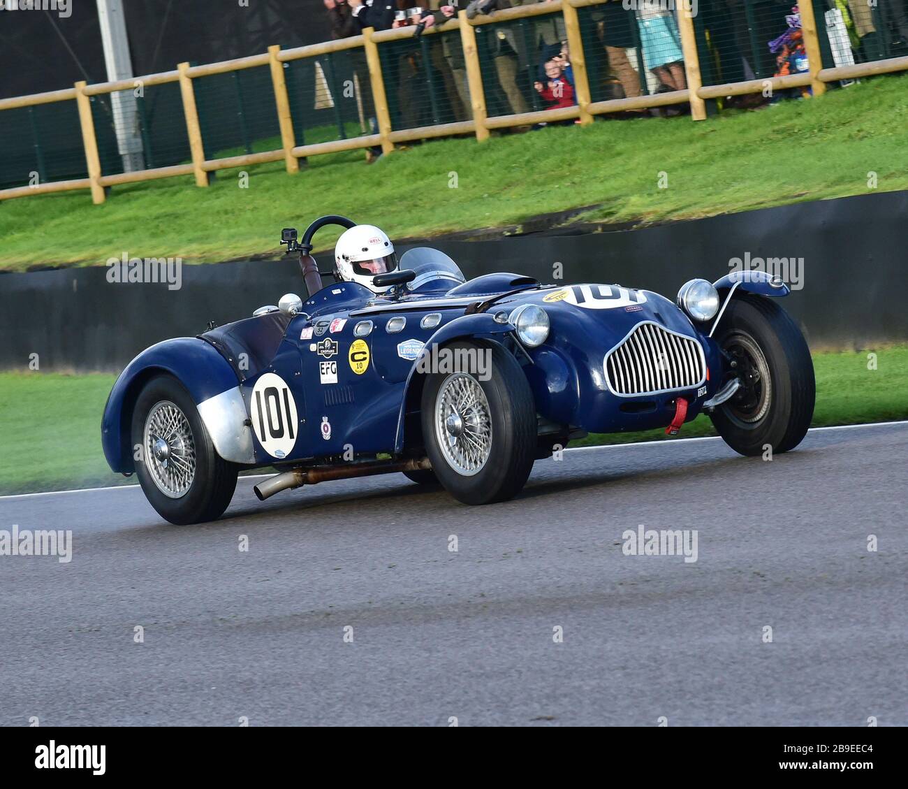 Till Bechtolsheimer, Allard 2, Freddie March Memorial Trophy, Sports Racing Cars, Goodwood Revival 2017, septembre 2017, automobiles, voitures, circuit r Banque D'Images