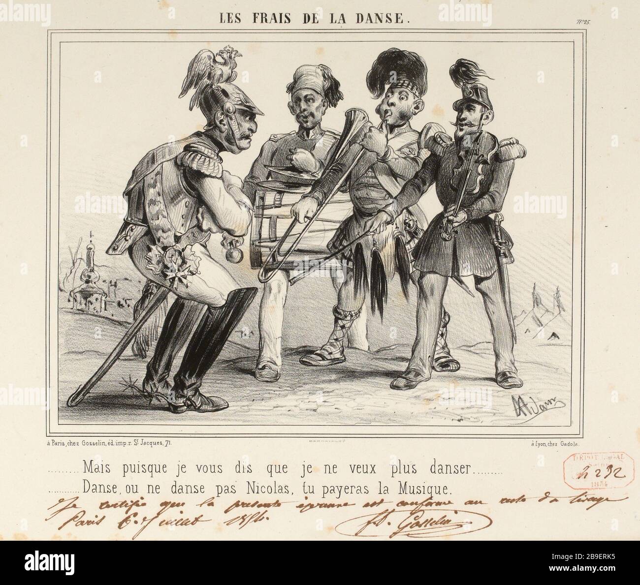 frais de danse. N° 25 (titre enregistré) |. La guerre de Crimée (dans son ensemble) Banque D'Images