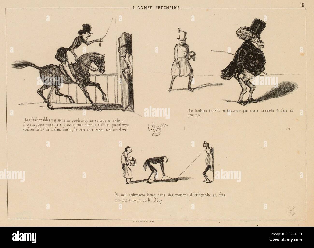 Parisienne à la mode [...]. / les Lovelaces 1760 [...]. / sur vous redressez le nez [...]. / 16 (titre enregistré) | l'année prochaine (dans son ensemble). Banque D'Images