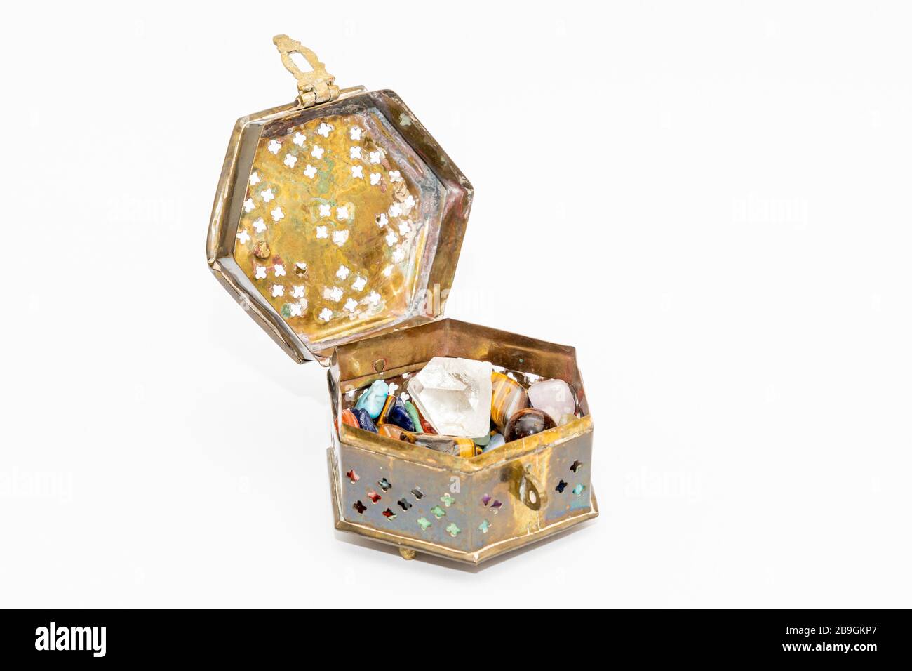 30 Pierres Précieuses De Diamant Océaniques Colorées + Coffre Au Trésor En Or - Jouets Pour Piscine, Plage, Chasse Au Trésor - Activités Enfants