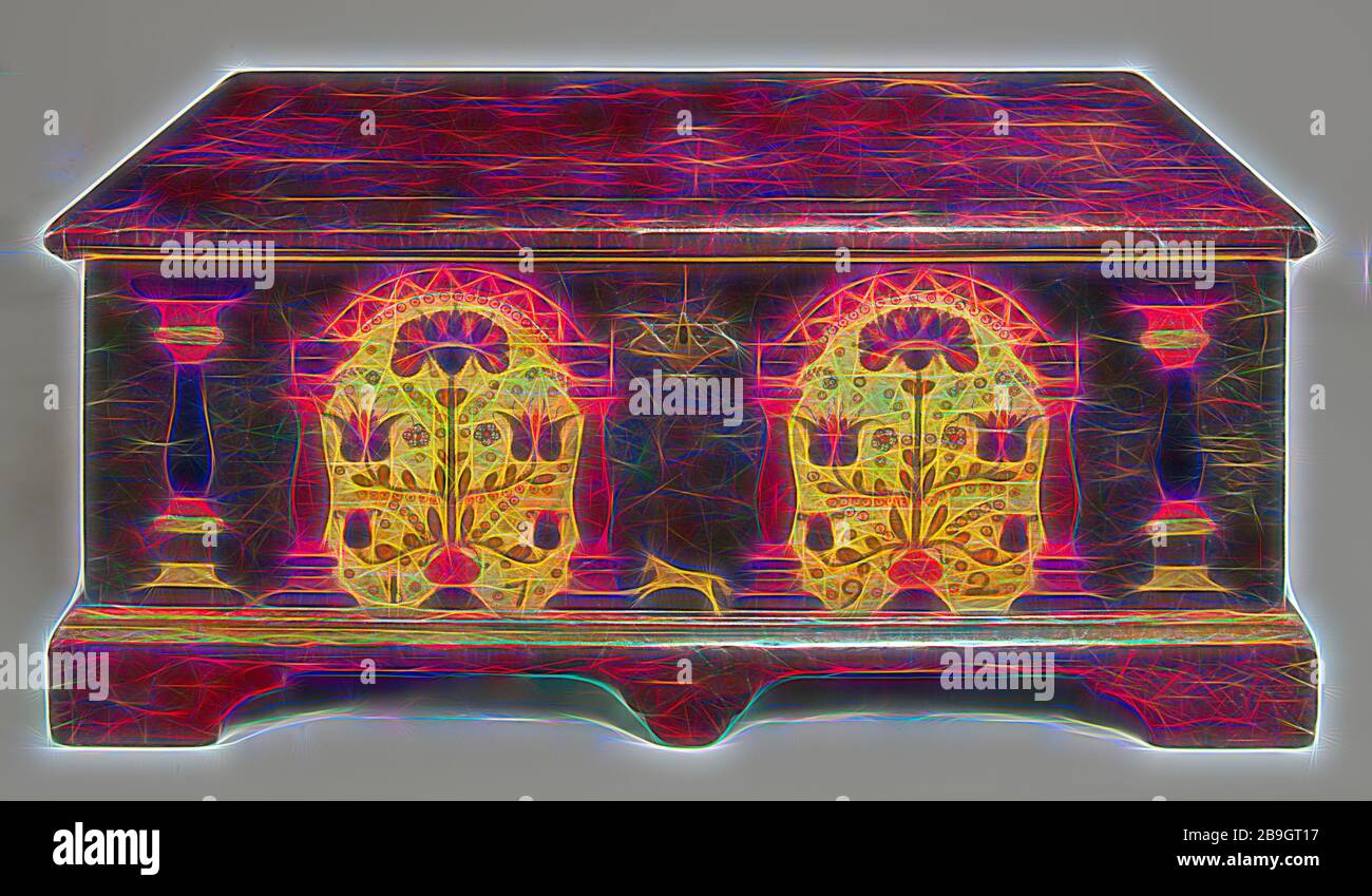 Coffre En Bois Peint Banque D Image Et Photos Alamy