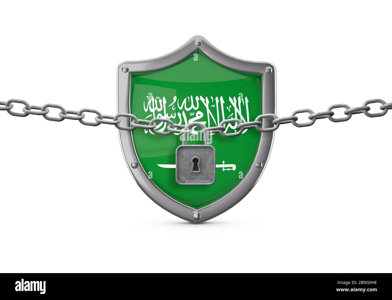 Bouclier arabe Banque d'images détourées - Alamy