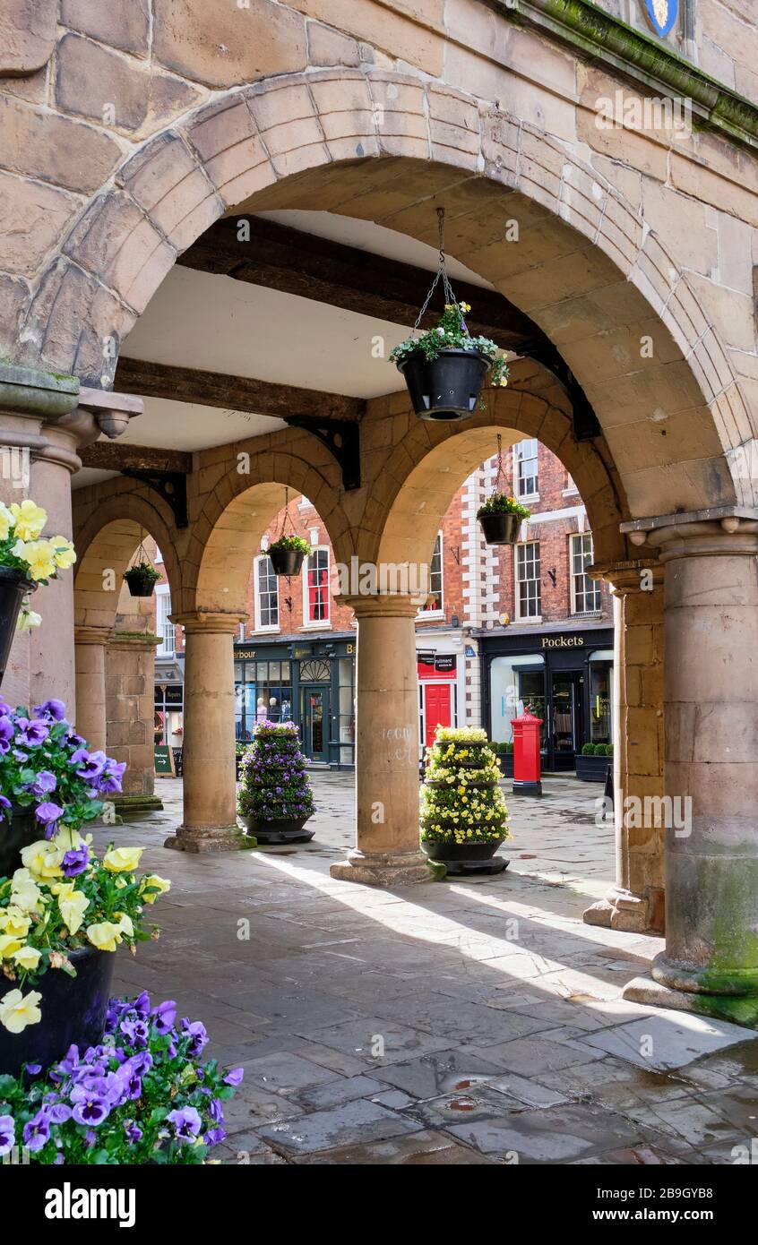 La maison du Vieux marché, Shrewsbury, Shropshire Banque D'Images