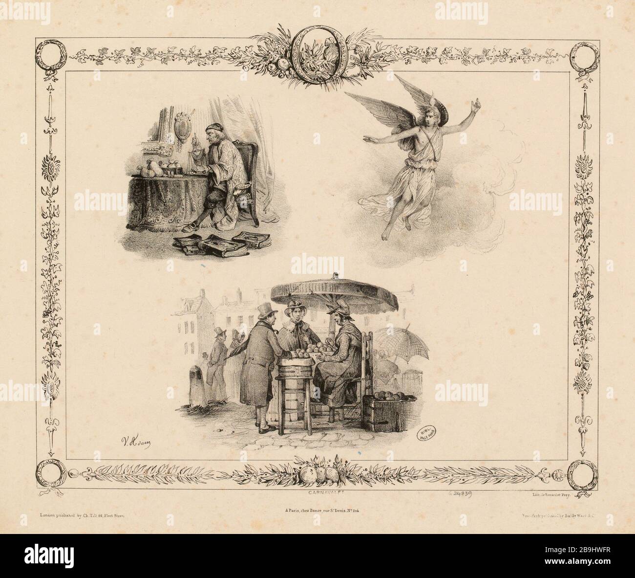 Nouveau Primer à Enigmas. Lettre O. (titre factice) Banque D'Images