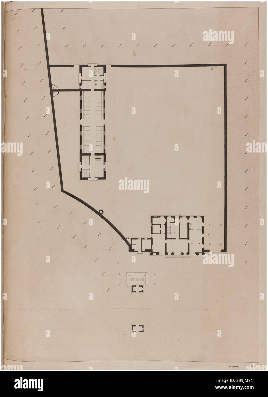 Barrière d'Enfer Plan général. Charles Rohault de Fleury (18011875