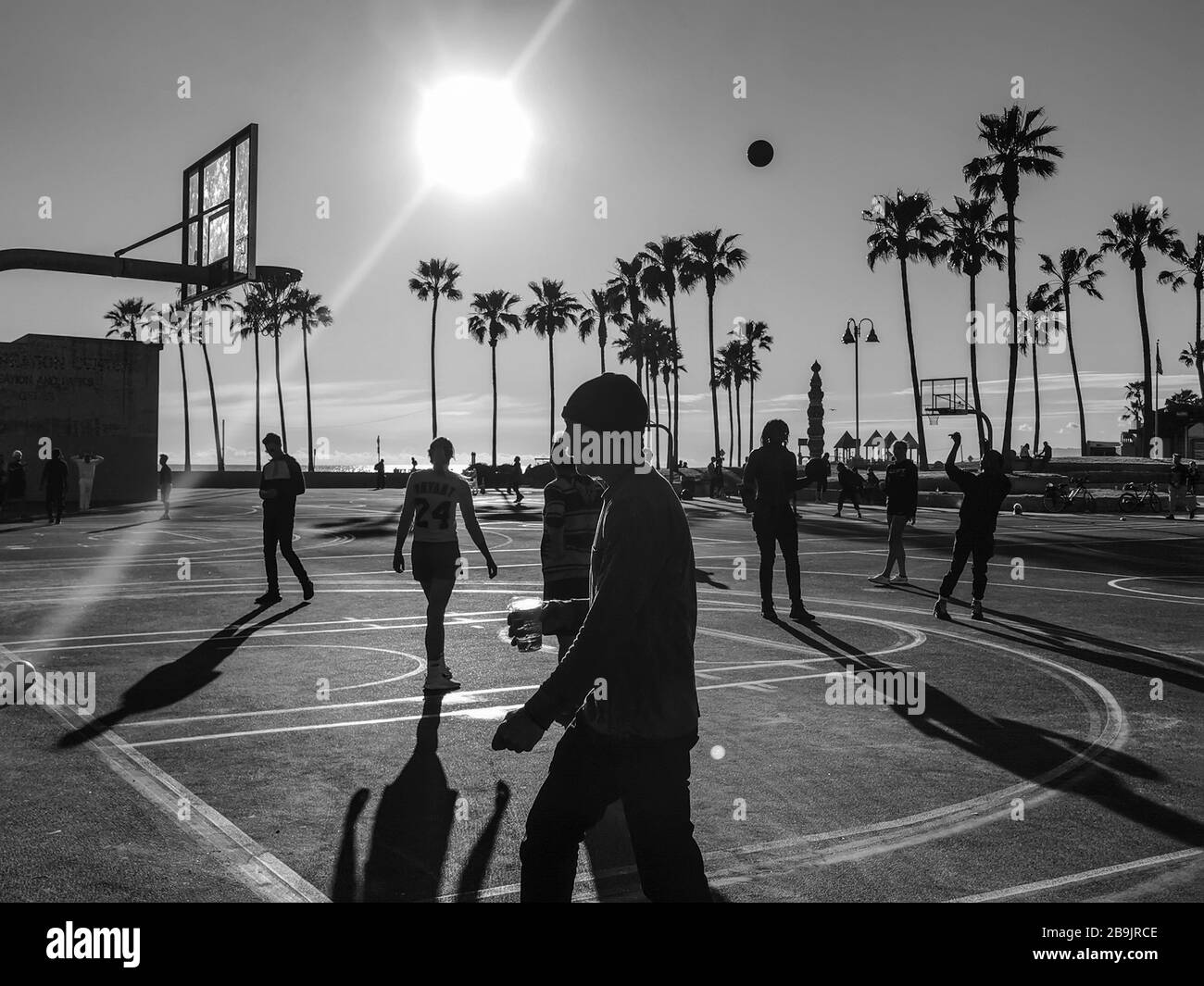 VERROUILLAGE DU CORONAVIRUS À LOS ANGELES Banque D'Images