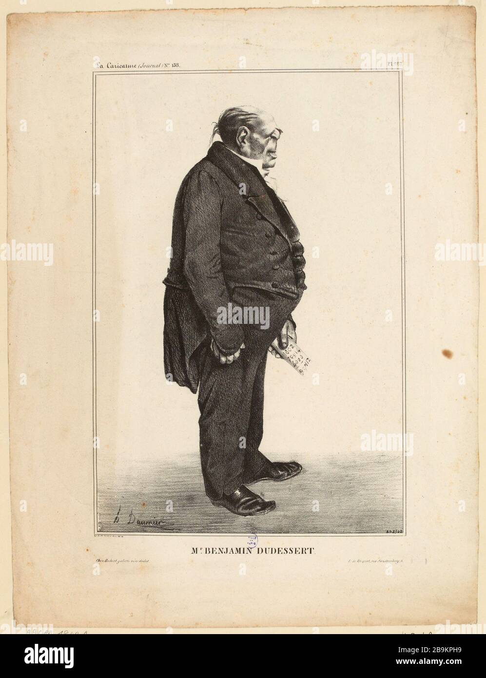 Benjamin Dudessert (titre factice) Banque D'Images