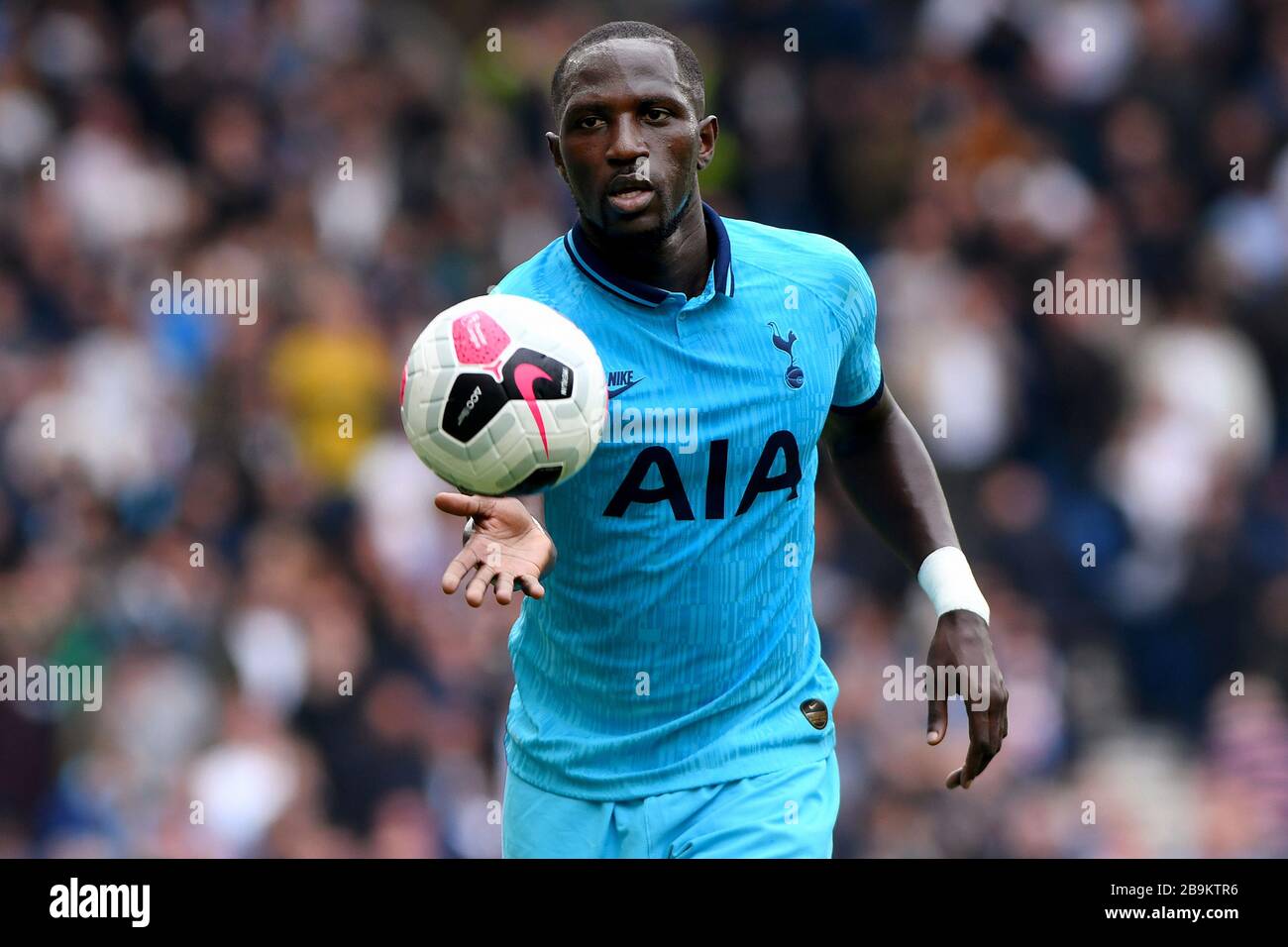 Moussa Sissoko de Tottenham Hotspur - Brighton & Hove Albion / Tottenham Hotspur, Premier League, Amex Stadium, Brighton, Royaume-Uni - 5 octobre 2019 usage éditorial exclusif - les restrictions DataCo s'appliquent Banque D'Images