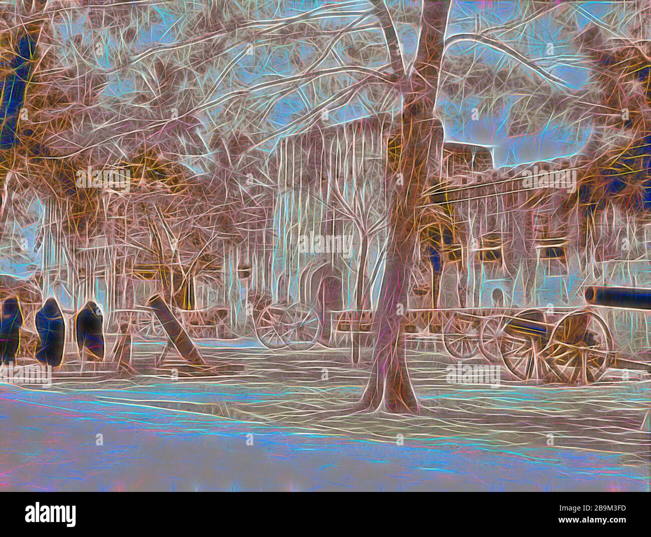 Le fort portugais. 1936, Zanzibar, Tanzanie Banque D'Images