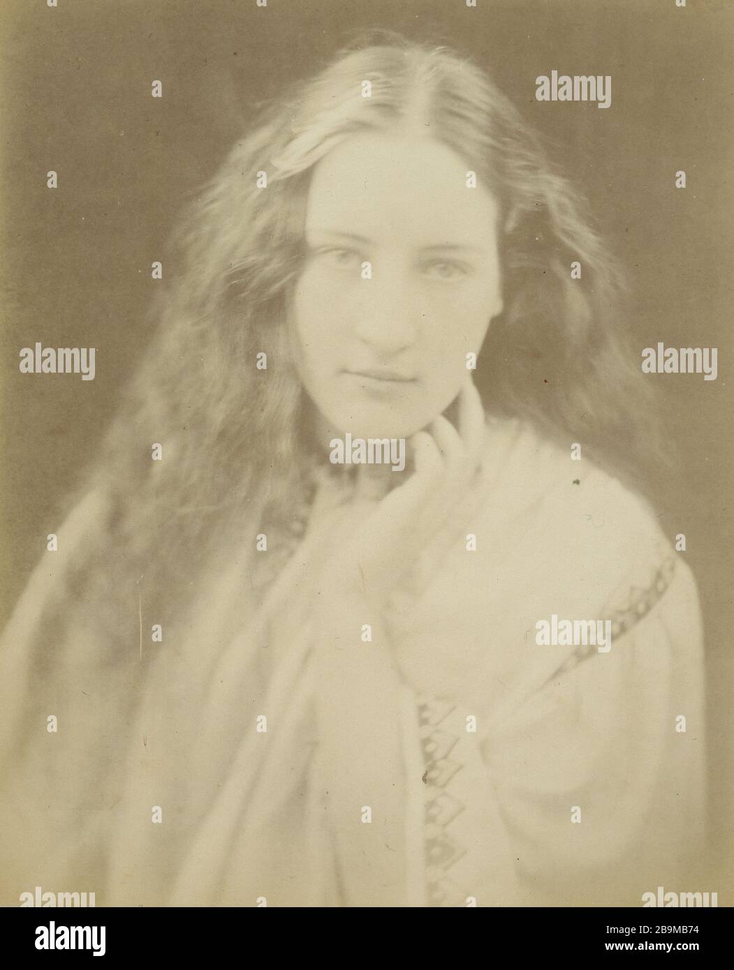 Hattie Campbell 'Hattie Campbell'. Photo de Julia-Margaret Cameron (1815-1879), 1868. Paris, Maison de Victor Hugo. Banque D'Images